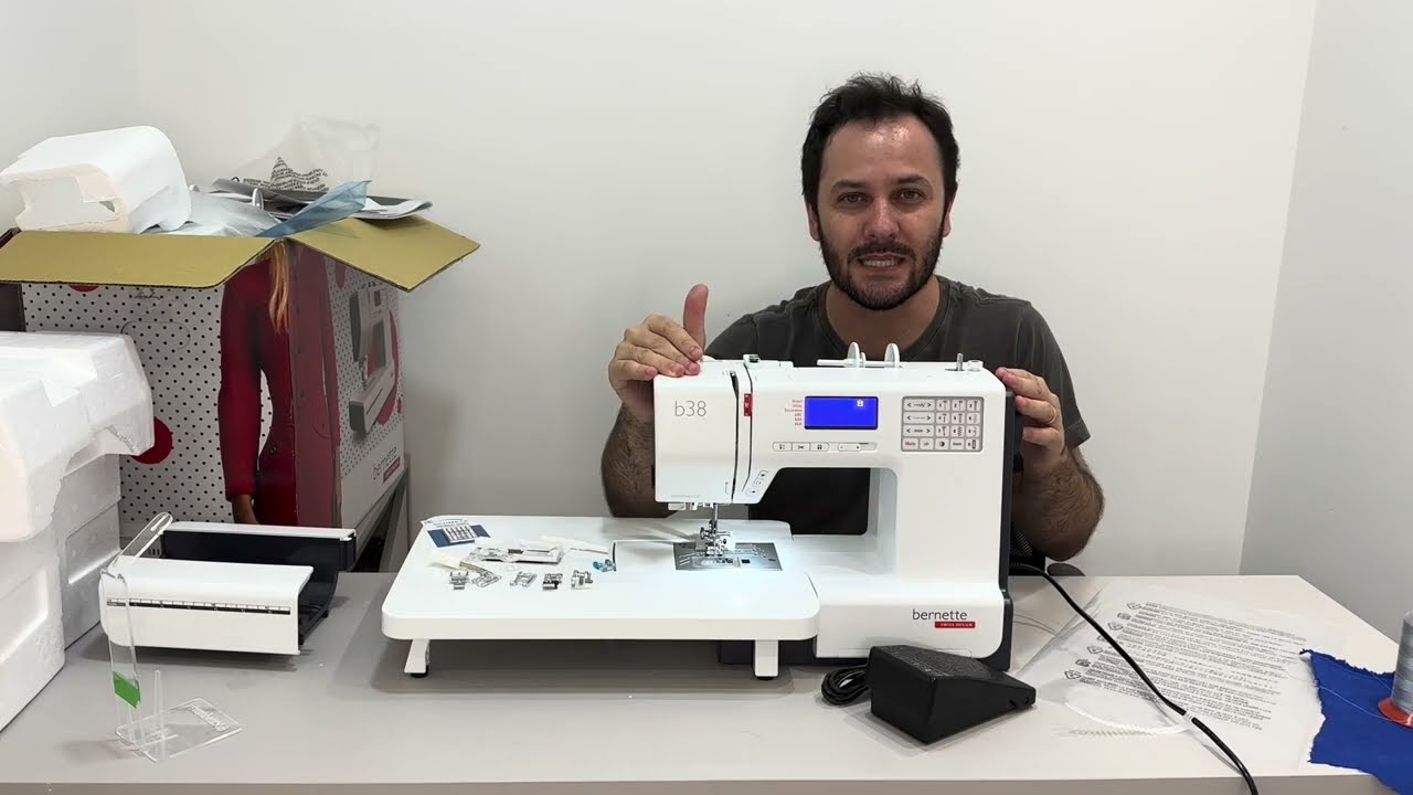 PRINCIPAIS FUNÇÕES MÁQUINA DE COSTURA B38 Bernette