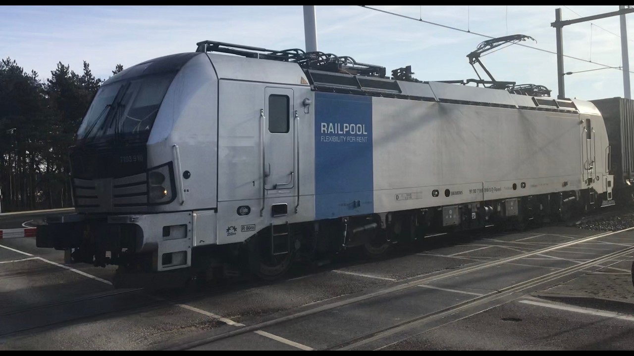 Vectron 🚂 7193 910 Railpool / Ecco rail with container freight train at Blerick 🇳🇱 Feb 15-2026 🚂👀🎥☀️