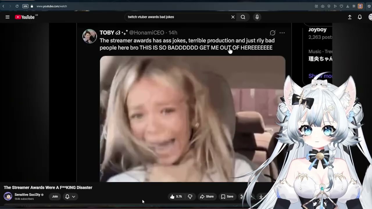 REACTING TO STREAMER AWARDS