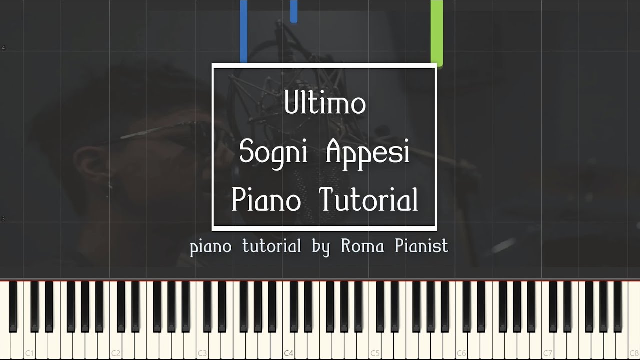 Ultimo - Sogni Appesi (piano tutorial)