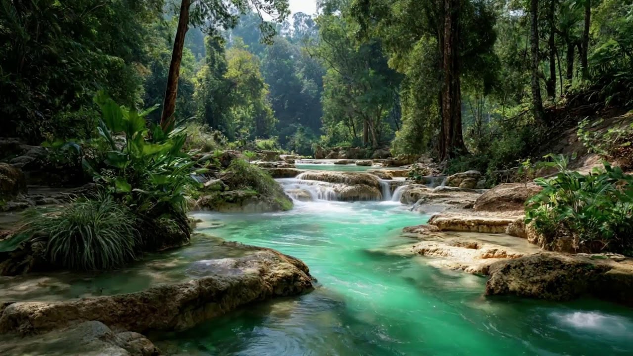 Continuous Natural River Sleep Ambience Supporting Peaceful and Uninterrupted Calm