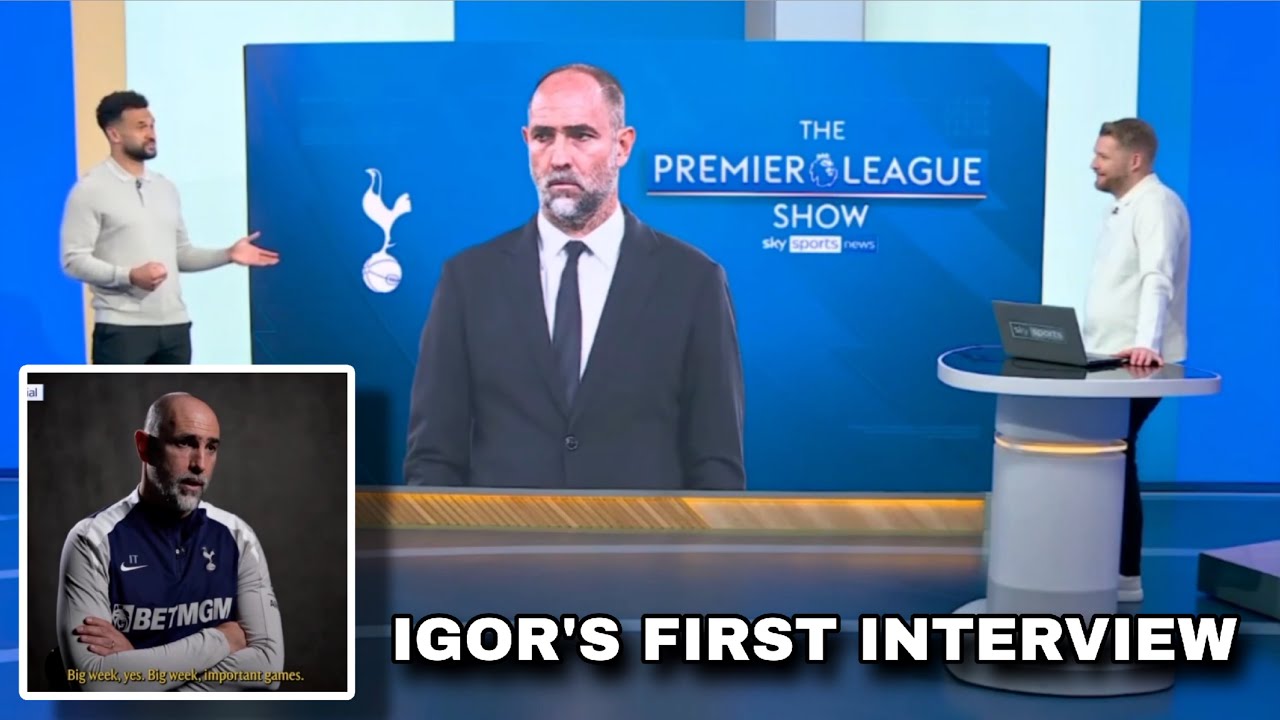Unbelievable statements from Igor Tudor in his first interview about Tottenham's current situation
