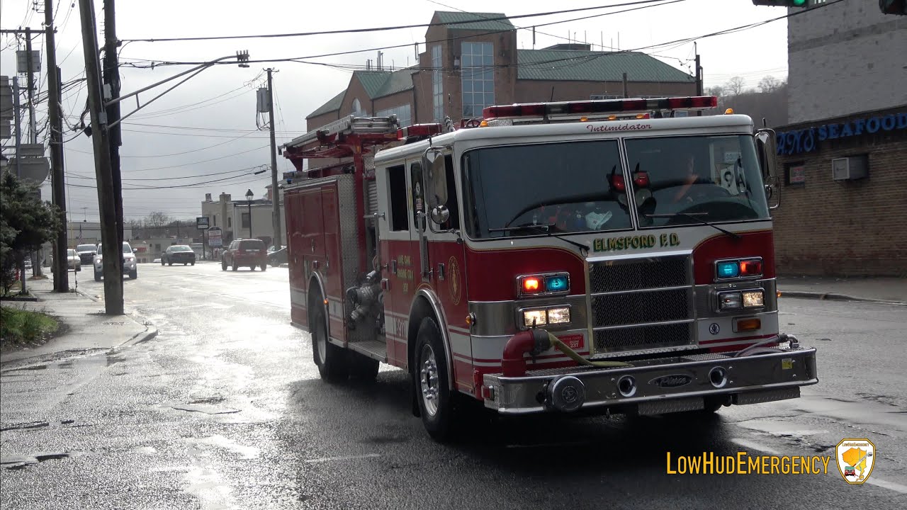 Elmsford FD Engine 237 & Car 2111 Responding