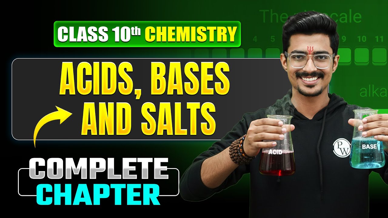 Acids Bases and Salts Complete Chapter | ICSE Class 10 Chemistry | Sunil Sir
