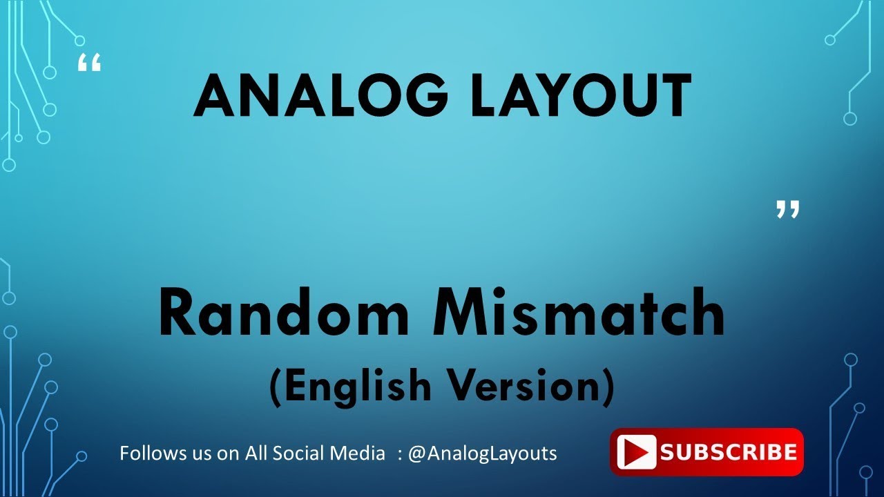 Random Mismatch  - English Version