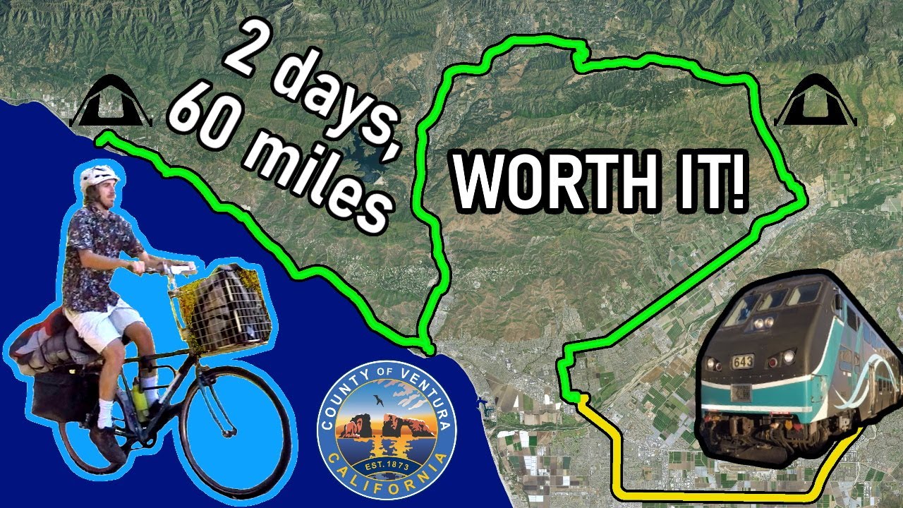 Ventura County Bicycle Camping Tour: Steckel Park - Ojai - Carpinteria