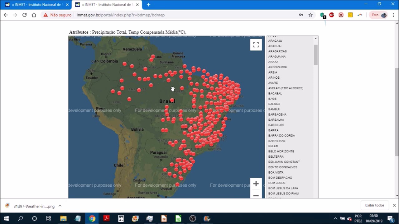 Aula 'Dados Climáticos' vídeo 2