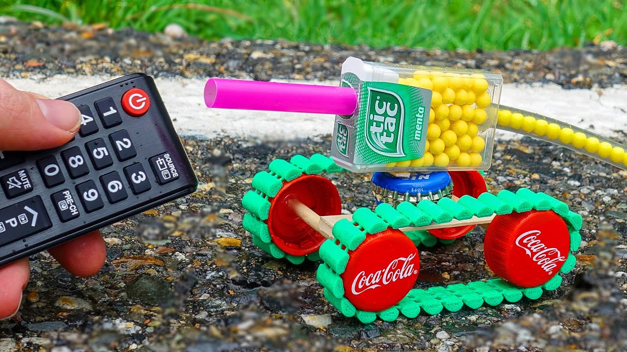 Construyo el TANQUE Radio Control más pequeño del Mundo (FUNCIONA) 🚔🔥