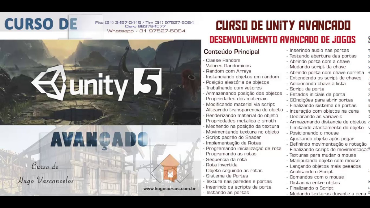 Curso de Unity 3D Avan&ccedil;ado - Aula 01 - Desenvolvimento de Jogos Avan&ccedil;ado