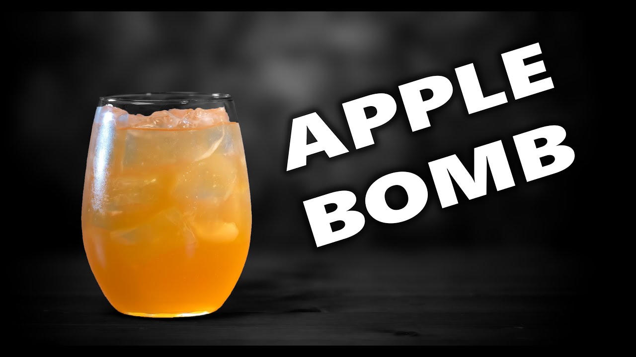 How To make The Explosive Apple Bomb Cocktail | Booze On The Rocks