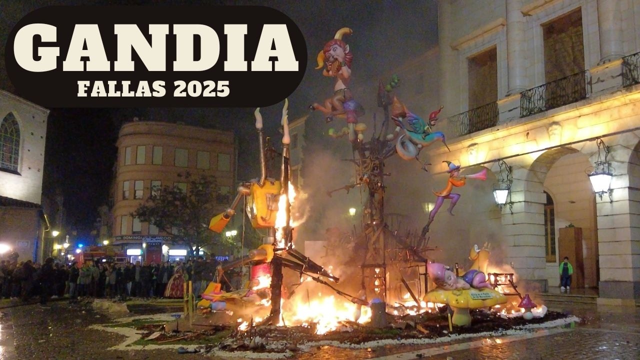 Crema de Fallas de Gandia 19 Mar 2025 #gandia #fallas #fallas2025