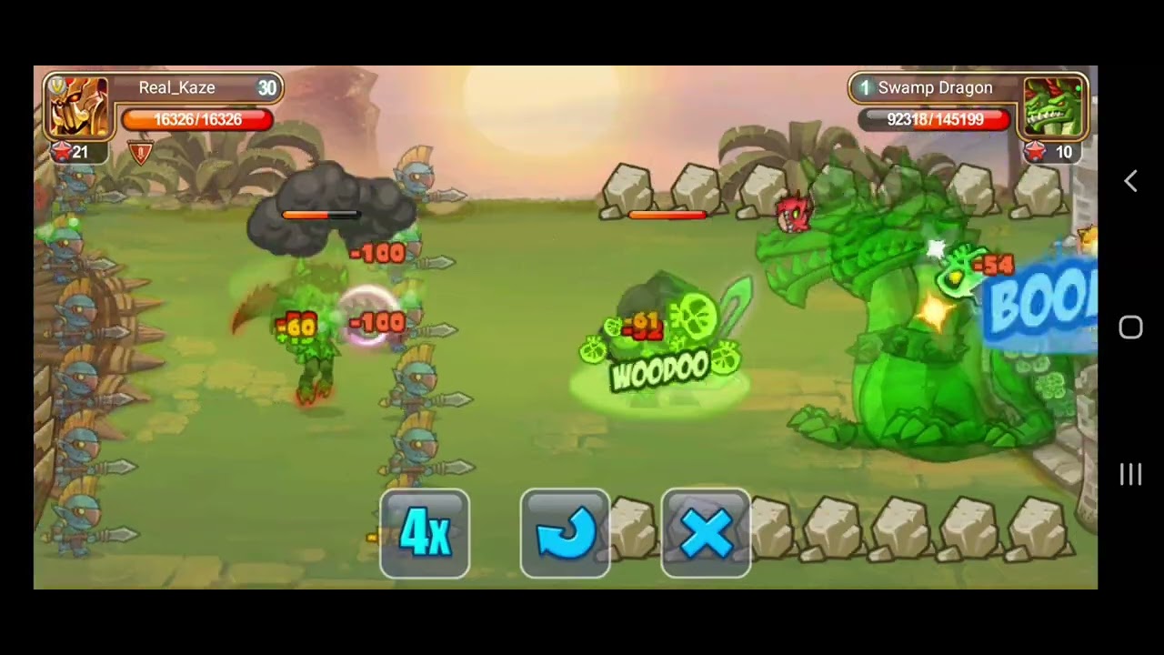 Little empire 2026. Beat seal 3-10 Swamp Dragon low level (level 30)