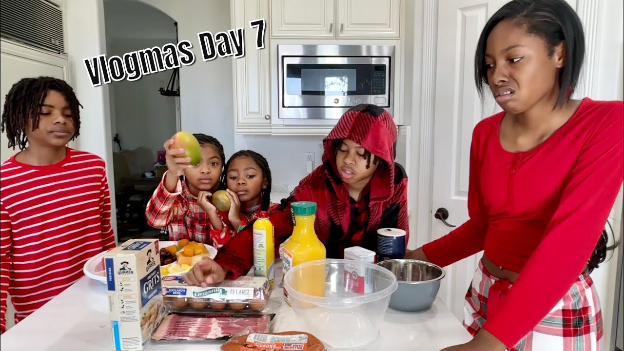 Vlogmas Day 7: Kids Makes Breakfast For The Family