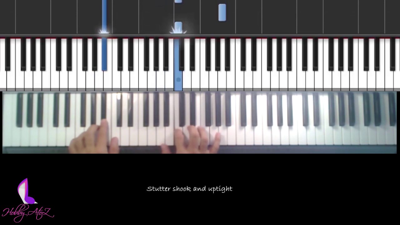 Piano Play Along 03: Color Blind - Counting Crows. Piano Chords Notes Lesson