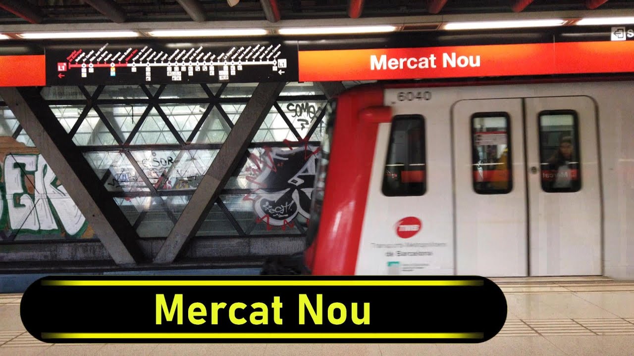 Metro Station Mercat Nou - Barcelona 🇪🇸 - Walkthrough 🚶