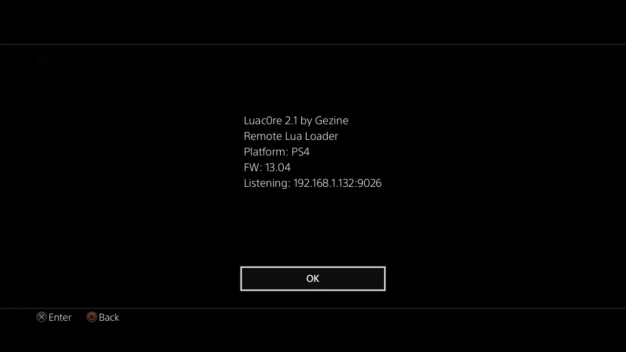 PS4 Jailbreak News - 13.02-13.04 & 13.50 LUACORE 2.1 Native Homebrew (JIT)
