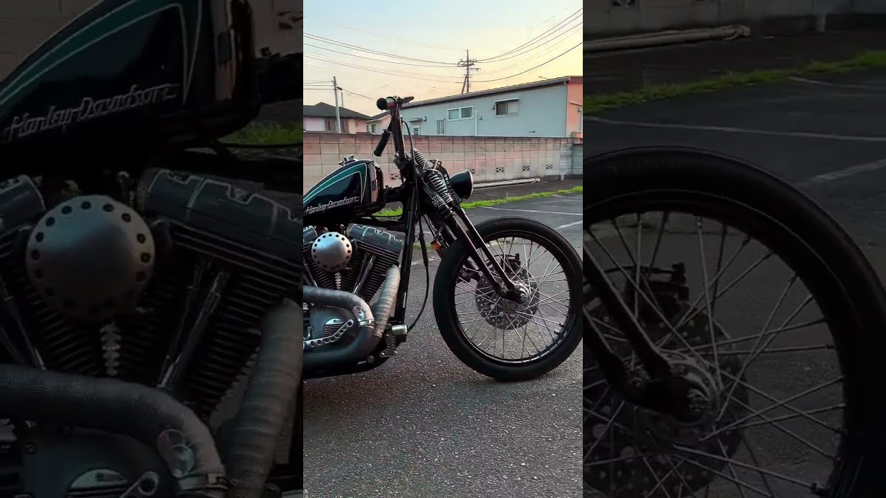 HARLEY DAVİDSON 1340 EVO BOBBER  🤙🏿🤙🏿@harleydavidsonpeople#shosrts#motorcycle#bobber#biker