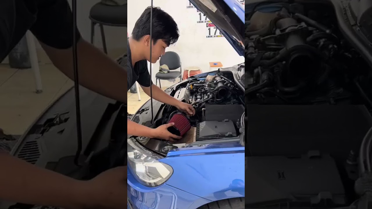 Vw scirocco custom open filter 