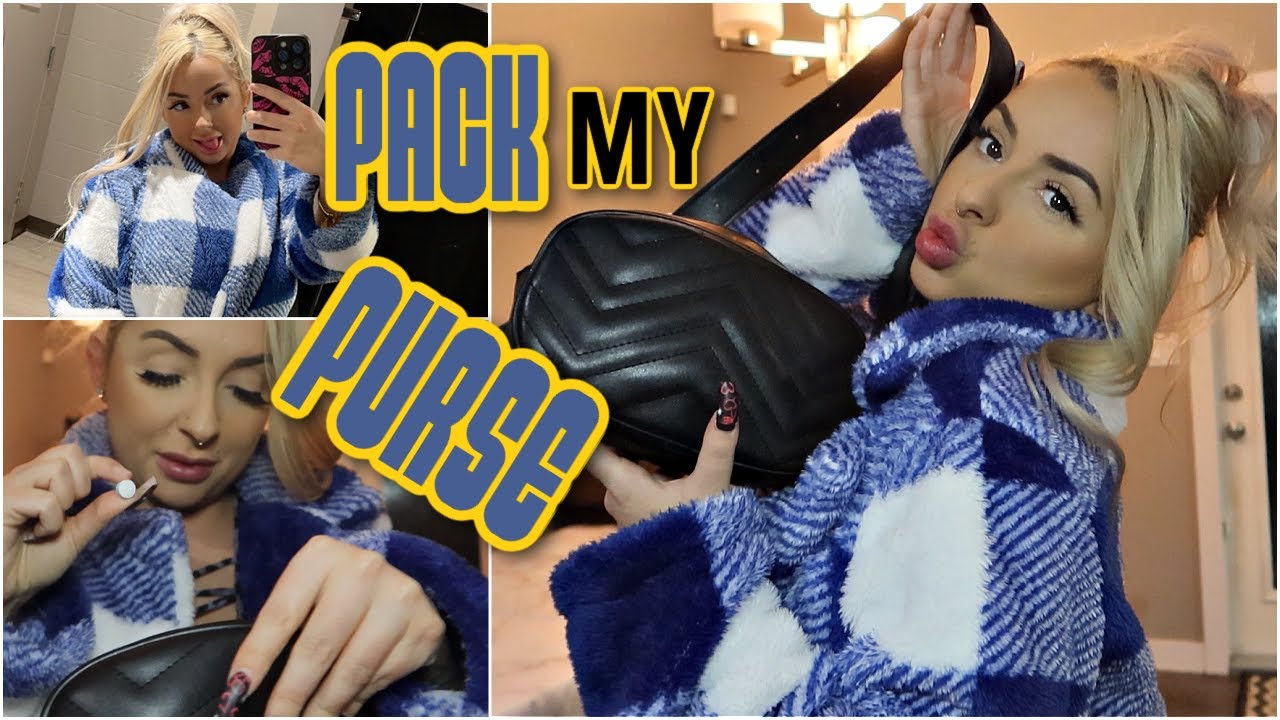 What's in my GOING OUT bag!? Pack my purse w/ me *Vlogmas Day 2*