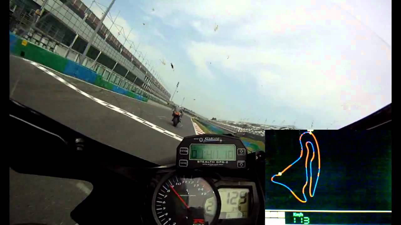 Magny-Cours 2011 1'59'' GSXR 1000 (GoPro HD Bazzaz)