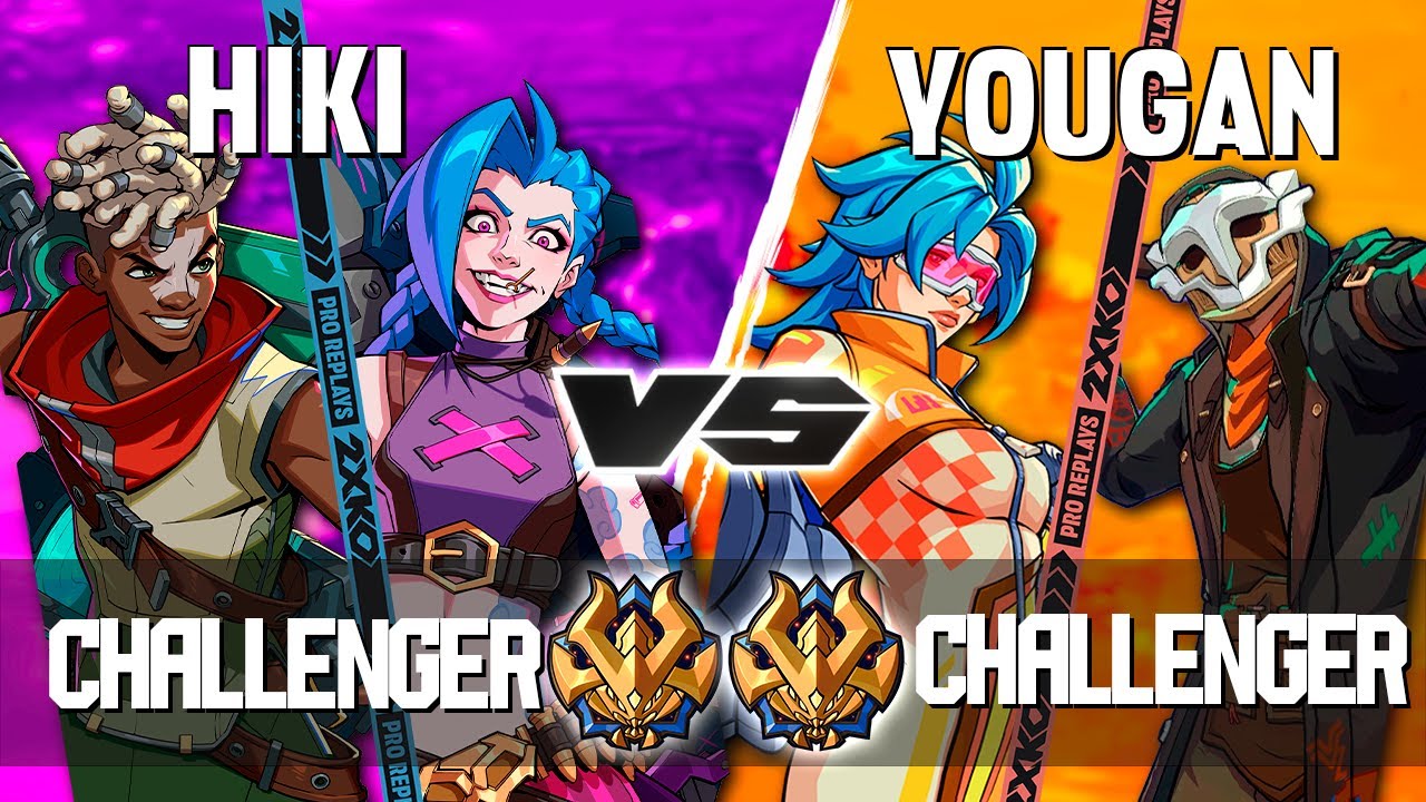 2XKO ▰ HIKI (Jinx-Ekko) vs YOUGAN (Vi-Ekko) ▰ 2XKO Pro level replays