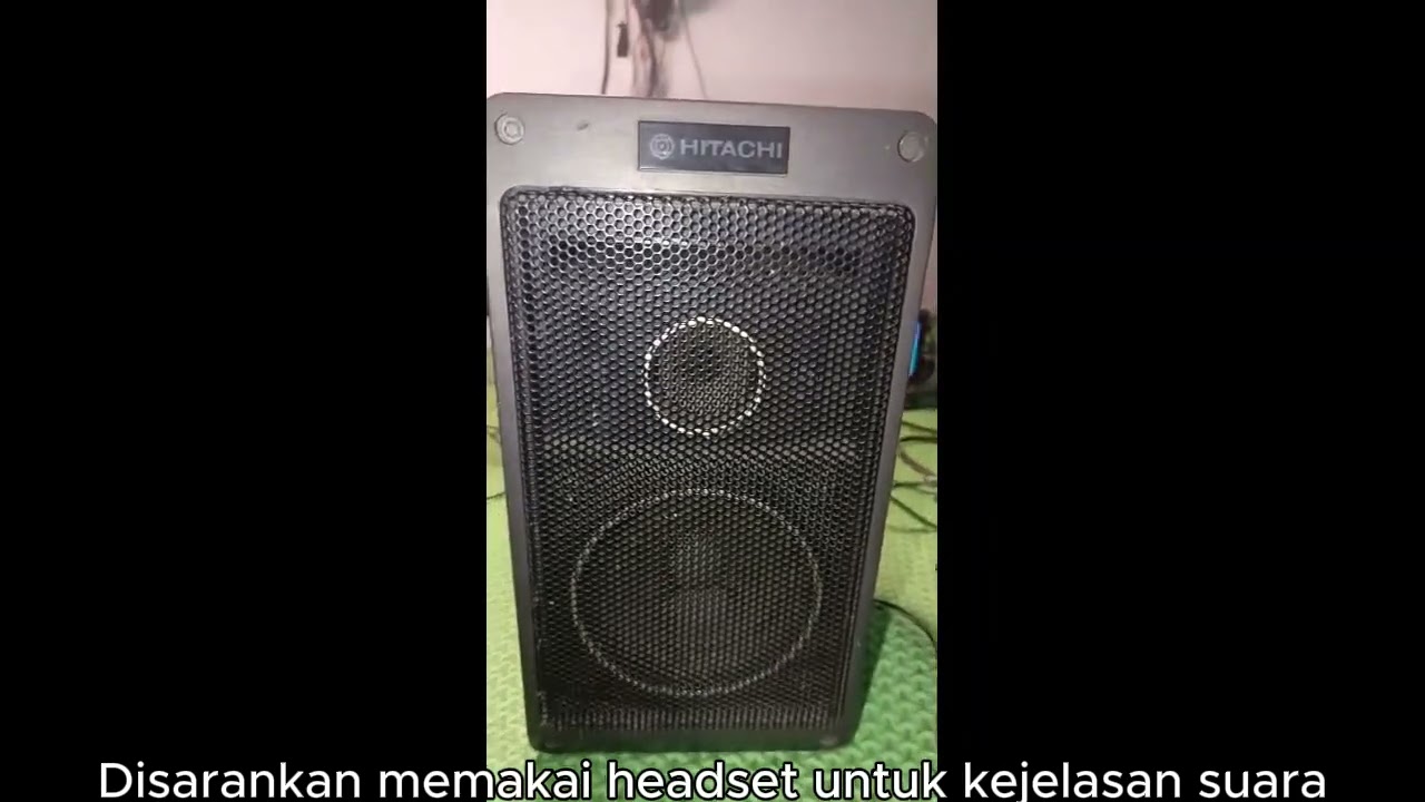 1 Set Speaker Hitachi 2 Way | High Quality Speaker | Kondisi Bekas Normal | Cek Deskripsi