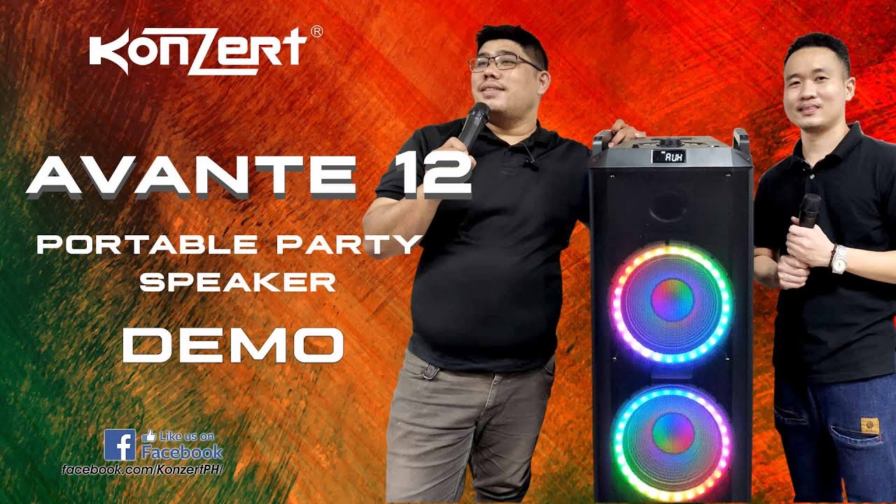 Konzert Avante 12 I Portable Party Speaker