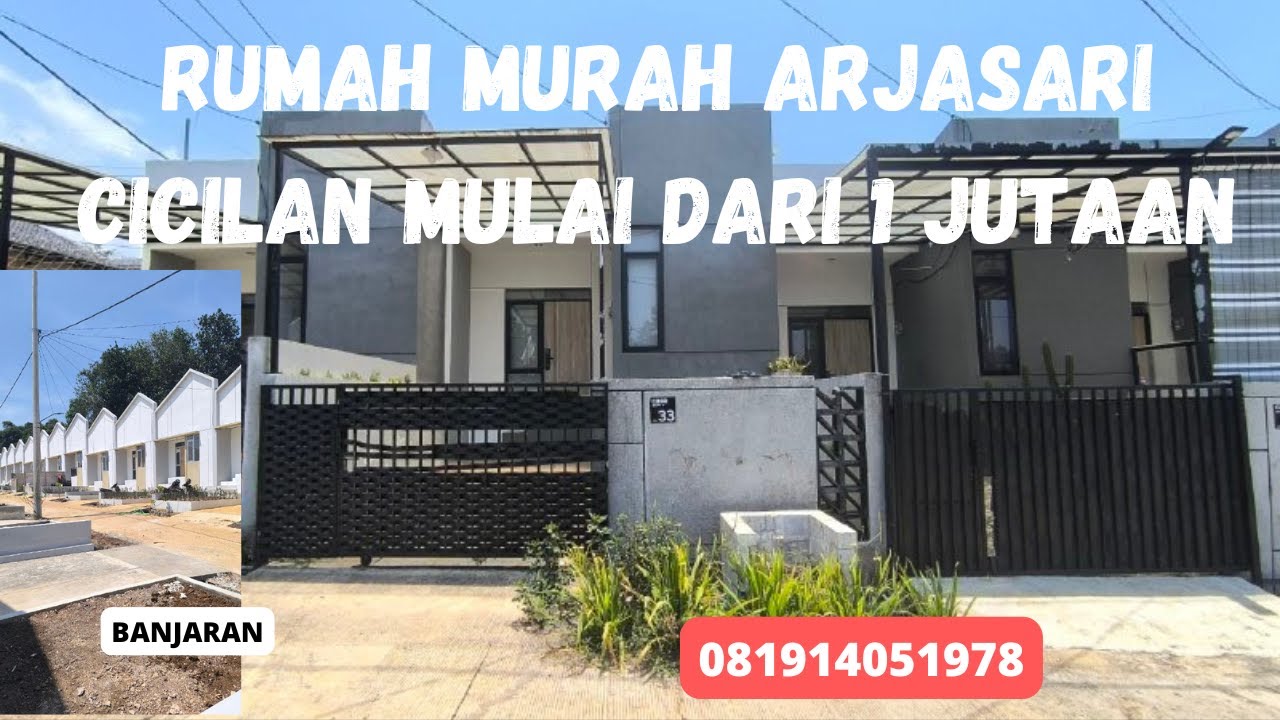 RUMAH MURAH ARJASARI CICILAN MULAI DARI 1 JUTAAN BANDUNG SELATAN #murah #baru #rumahsubsidi