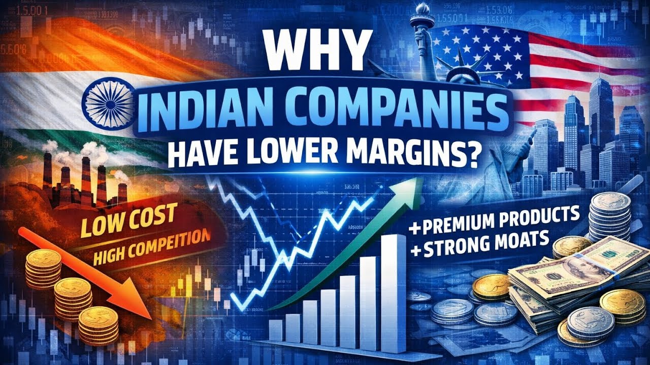 Why Indian Companies have Lower Margin ?? 🤔 |Different Moats in India .