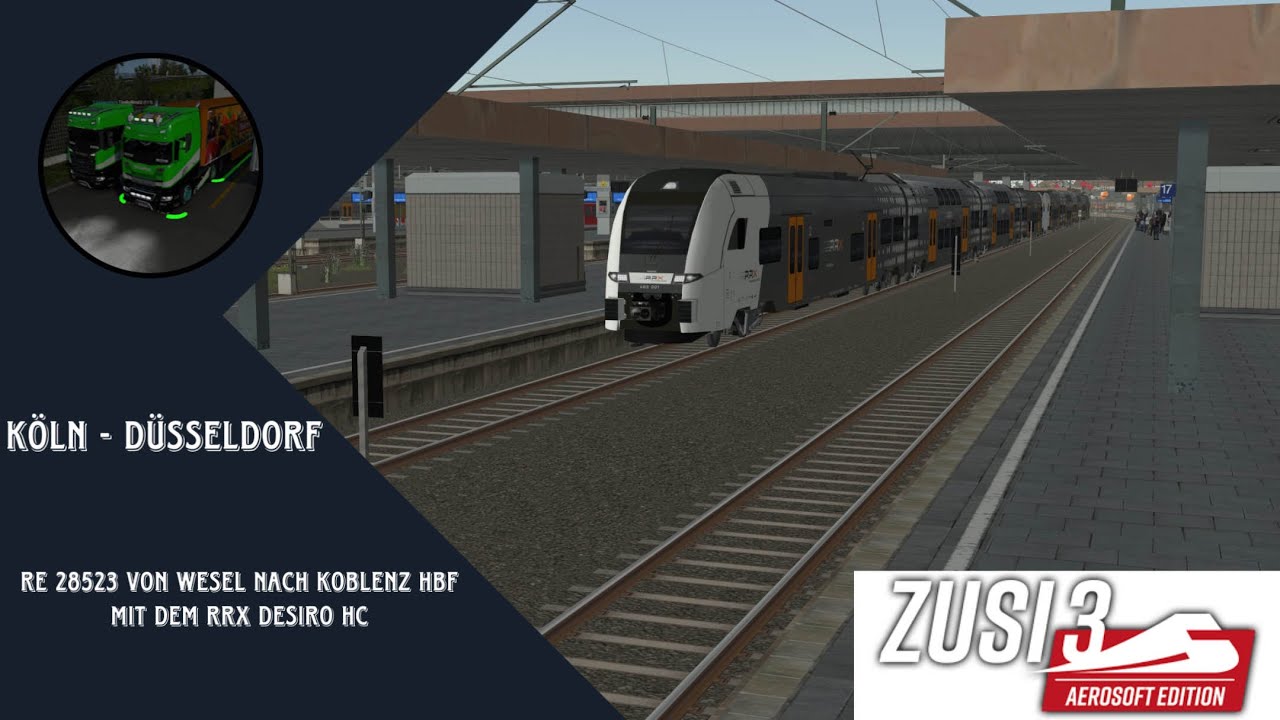 Zusi 3 🚂 #2 RE5 von  Wesel - Koblenz Hbf [RE28523] Köln-Düsseldorf [BR462] KK-KD