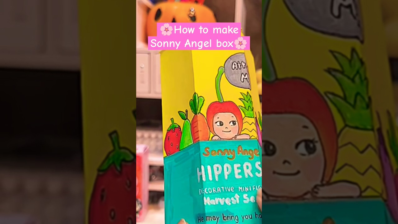 How to make Sonny Angel box💗🩷 #Sonnyangel #diy #craft #pourtoi #cutegift #idee #youtubeshorts #viral