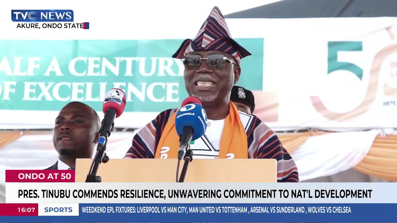 Ondo At 50: Tinubu Commends Resilience, Unwavering Commitment To National Devt