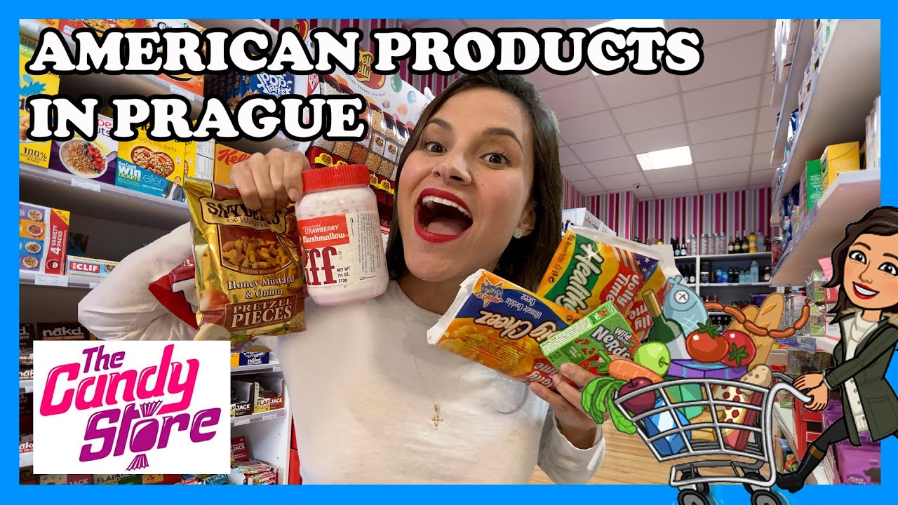 AMERICAN PRODUCTS IN PRAGUE || SHOP WITH ME || THE CANDY STORE