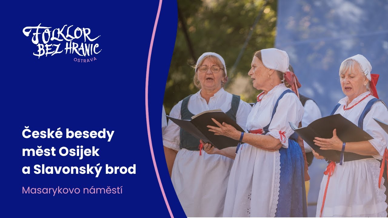 České besedy měst Osijek a Slavonský brod | Folklor bez hranic Ostrava 2025