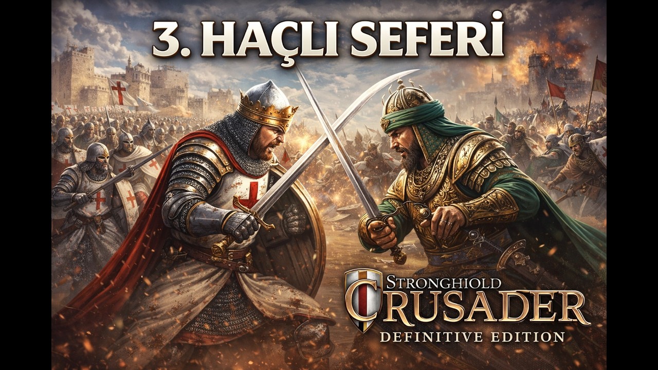 3. Haçlı Seferi Başlıyor! | The King's Crusade | Stronghold Crusader DE