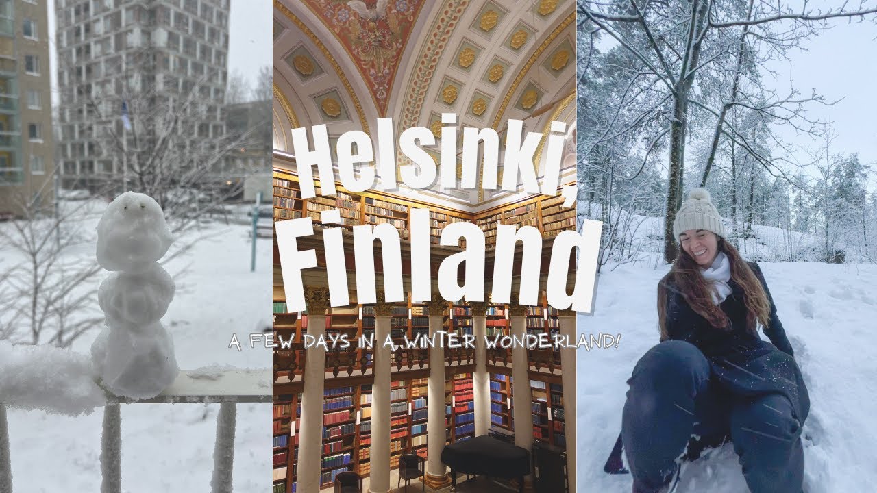Walking In A Winter Wonderland | 3 Days In Snowy & Fun Helsinki, Finland! 🫎