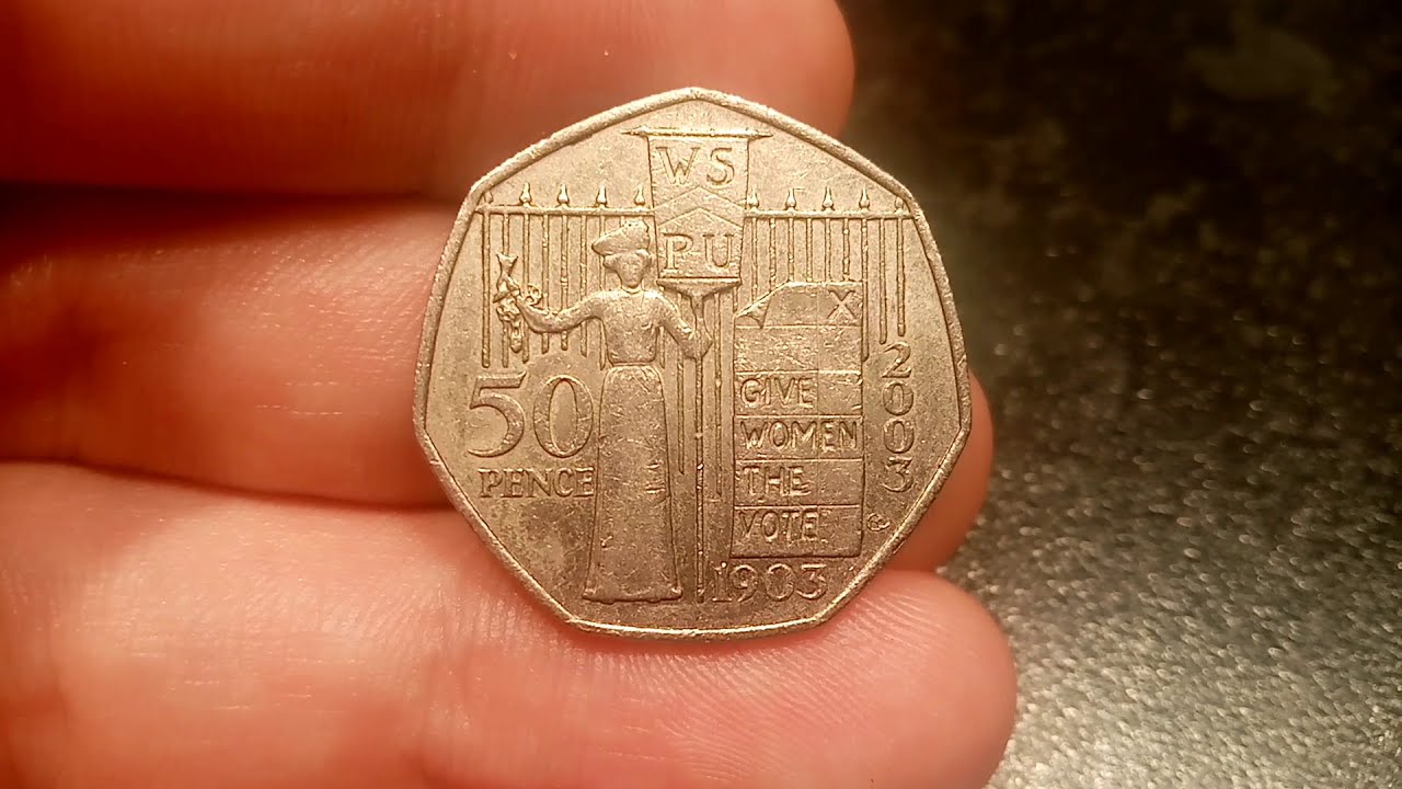 2003 SUFFRAGETTES 50P COIN VALUE - Queen Elizabeth II 2003 Suffragettes 50p Coin