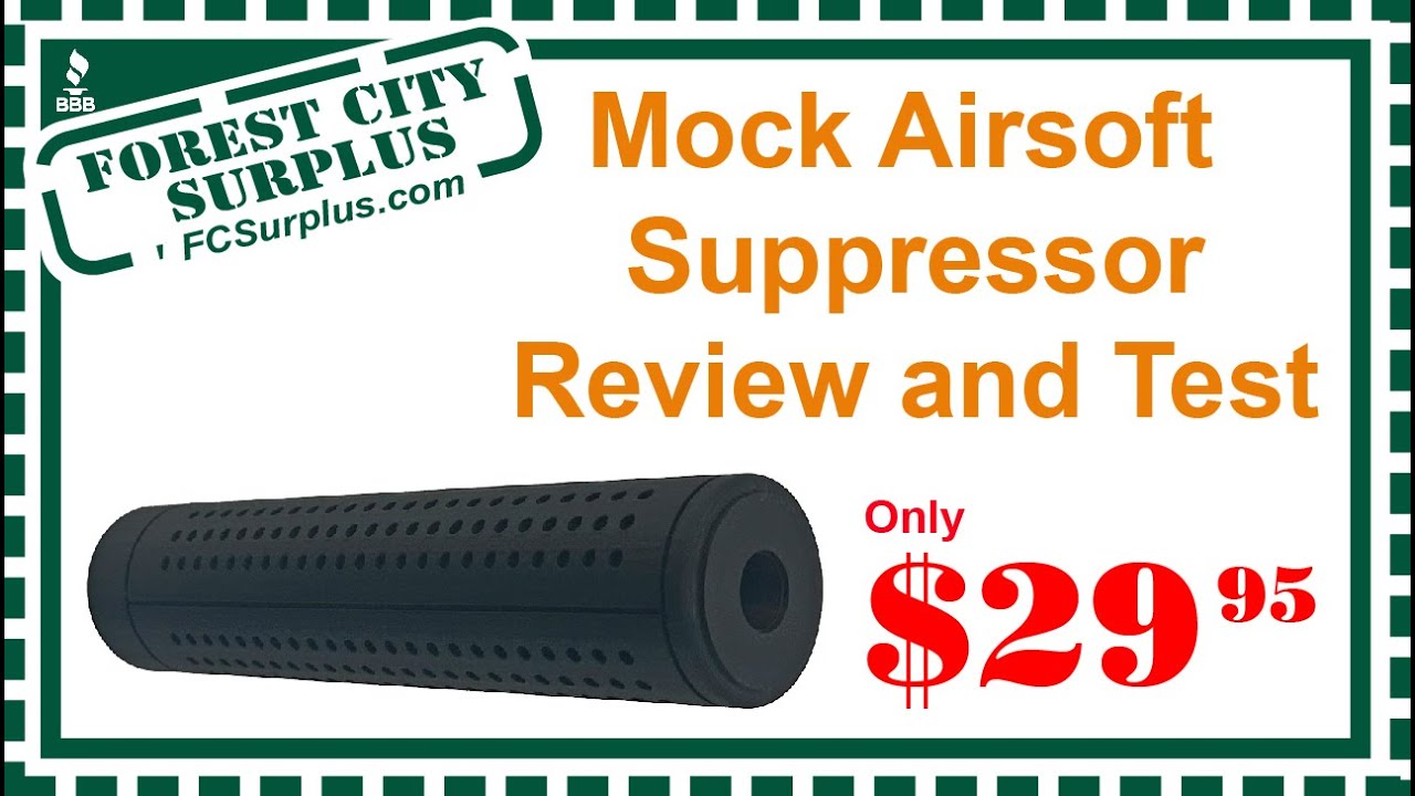 $29.95 3D Printed Mock Airsoft Suppressor in Canada!