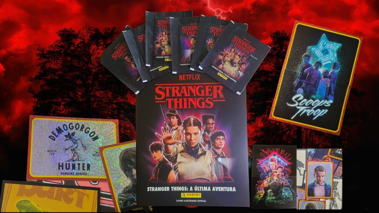 Stranger Things Panini Album 2025 Figurinhas