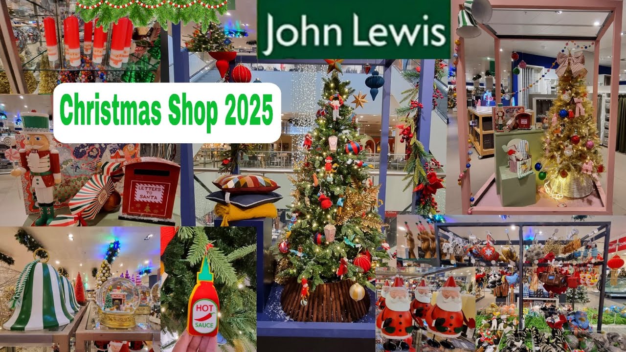 John Lewis Christmas Shop 2025 Is Open! ✨ Festive Decorations In London🎄 