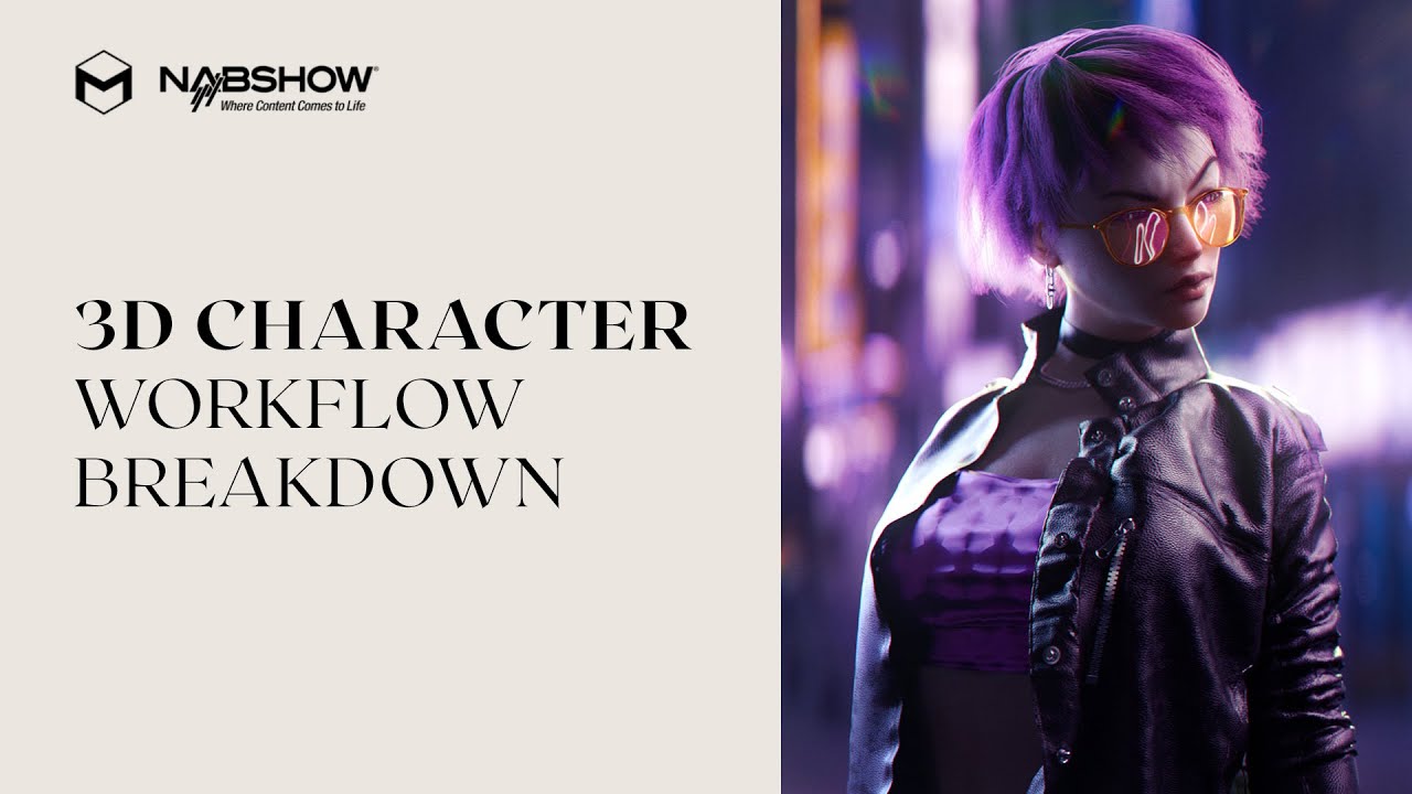 3d character workflow. DAZ3D + Cinema4d +Redshift. NAB 2022 presentation