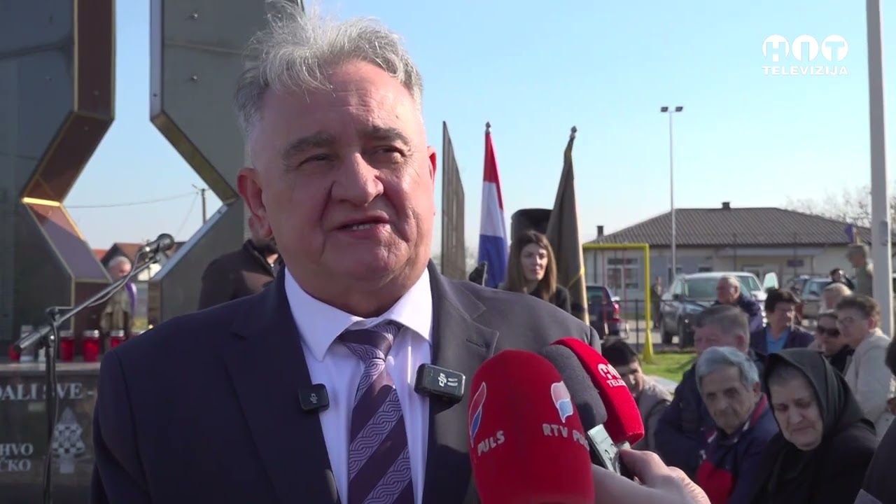 Hrvatska udruženja organizovala kolonu sjećanja i komemoraciju u Boderištu - Hit televizija Brčko