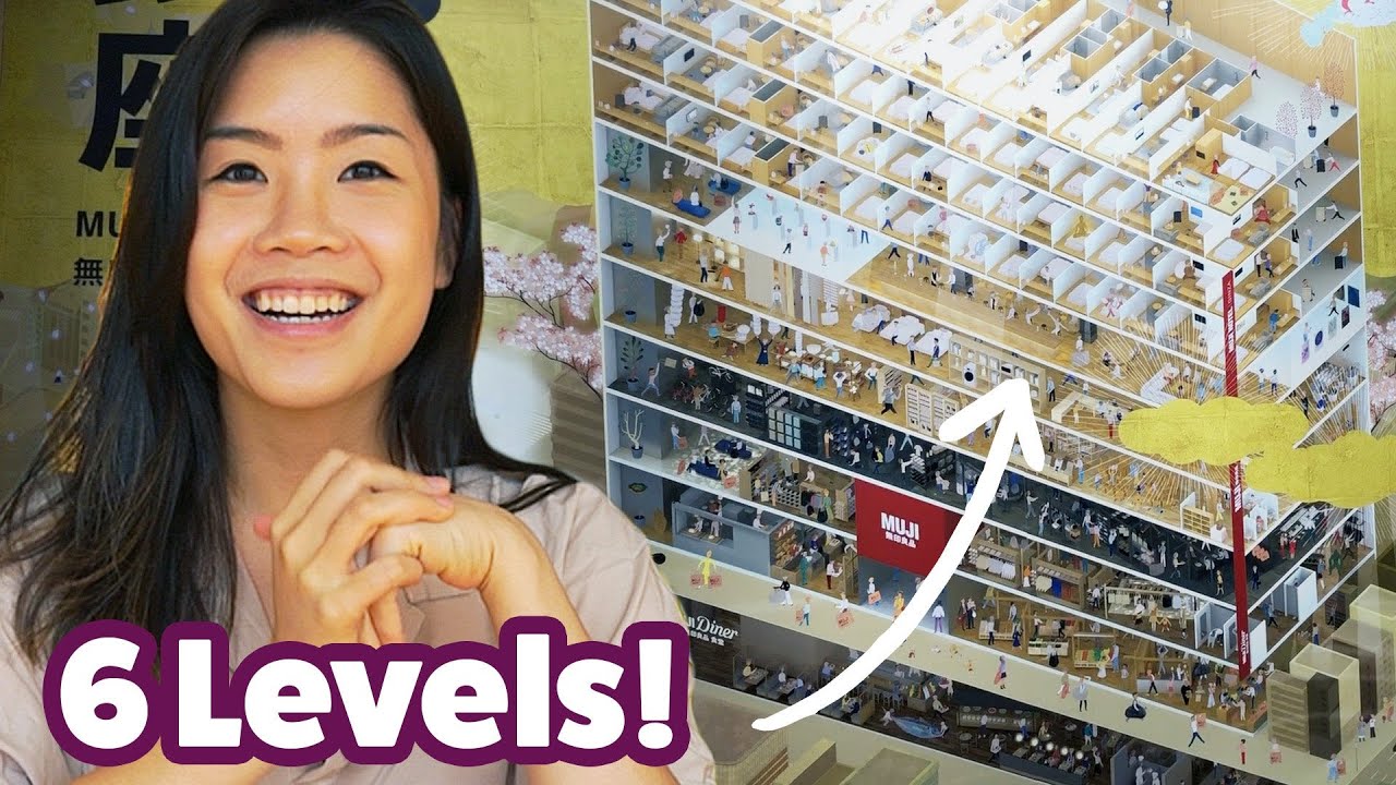 Я посетил отель Muji в Токио, Япония.