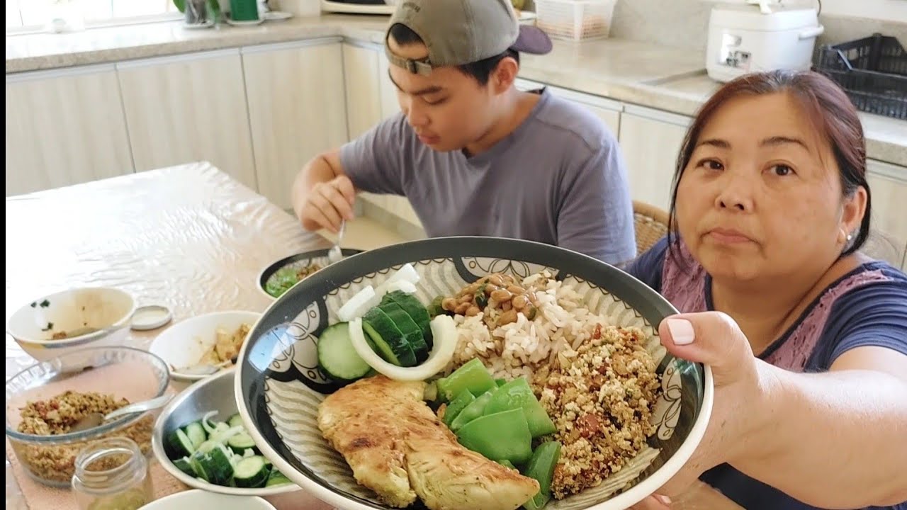 NOSSO ALMOÇO DE SÁBADO ARROZ COM LENTILHA E REFOGADO DA COLHEITA DA HORTA