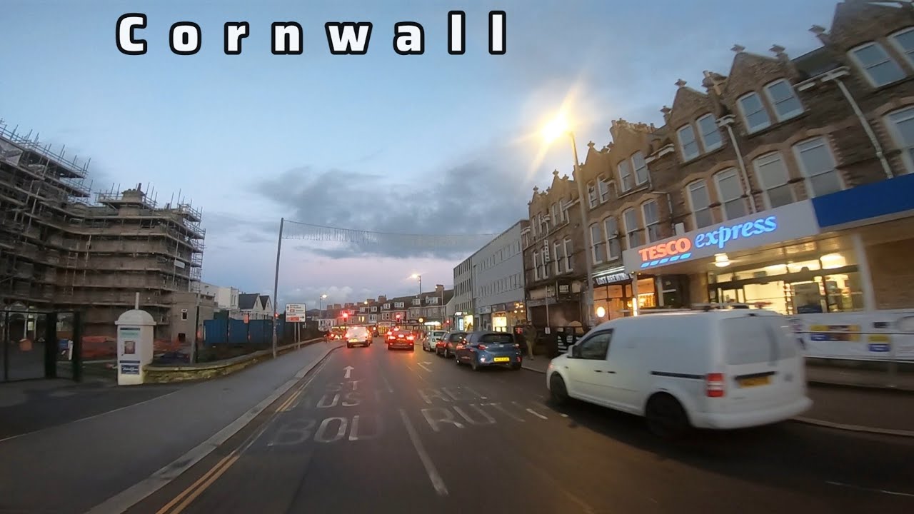 Drive with us 17/01/2026 Cornwall Services - in and around Newquay Cornwall coast England UK GoPro 