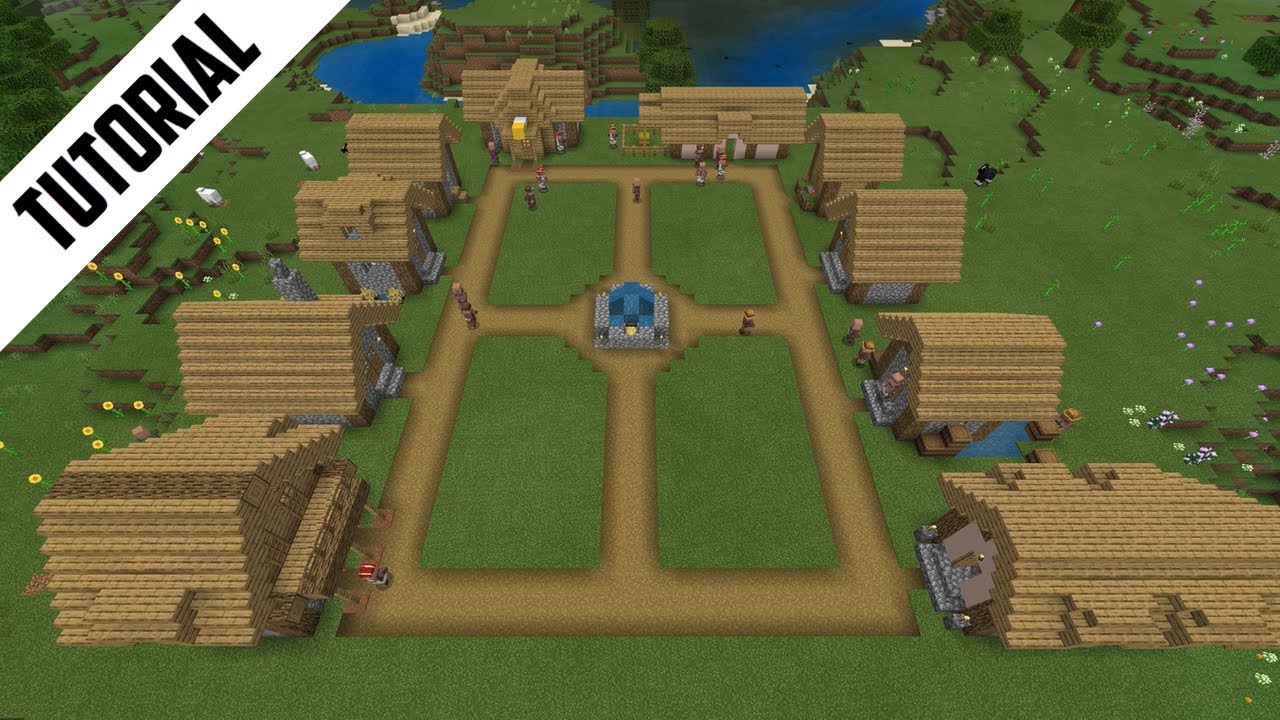 Minecraft: How to Build a Plains Village 2 (Step By Step)