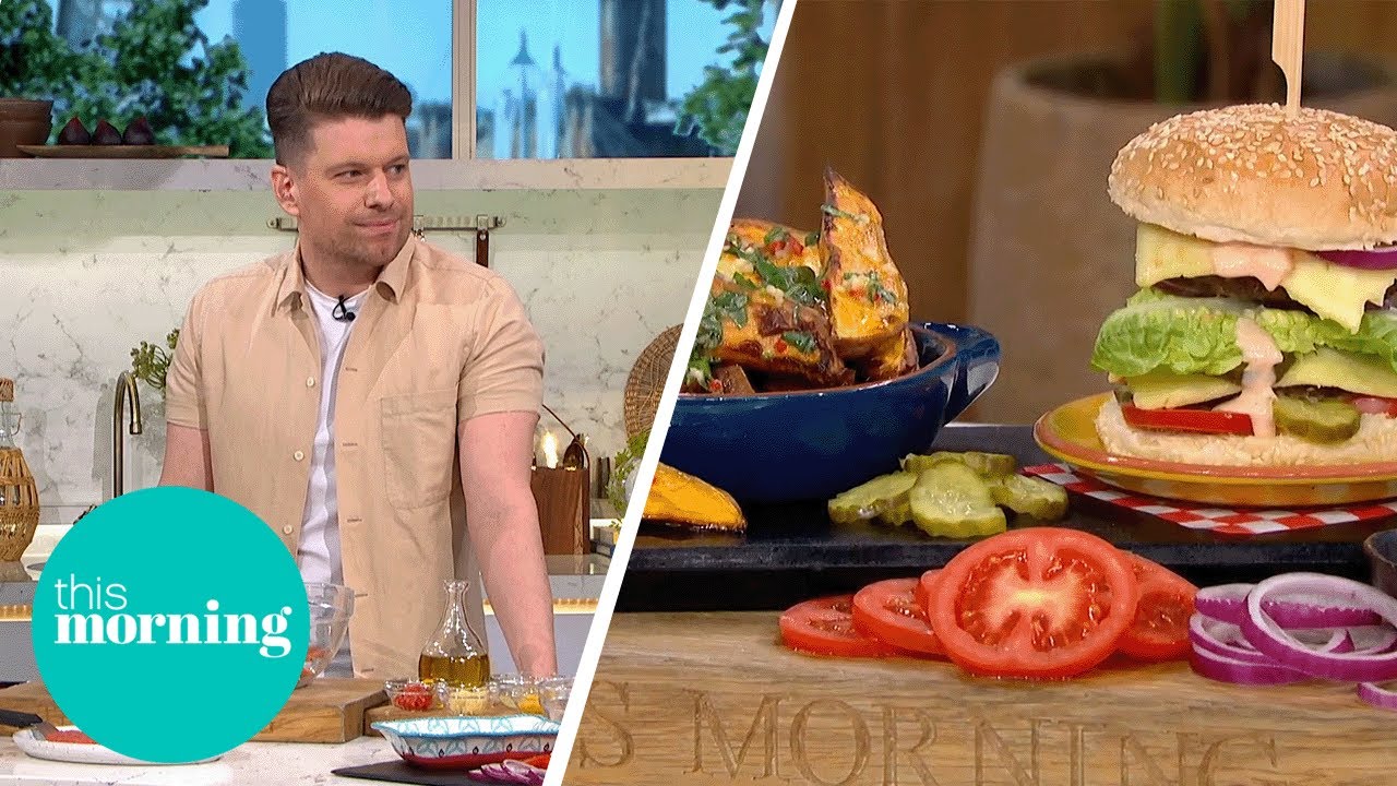 Air Fryer King Nathan Anthony Makes His ‘Not Fast Food’ Burgers! | This Morning