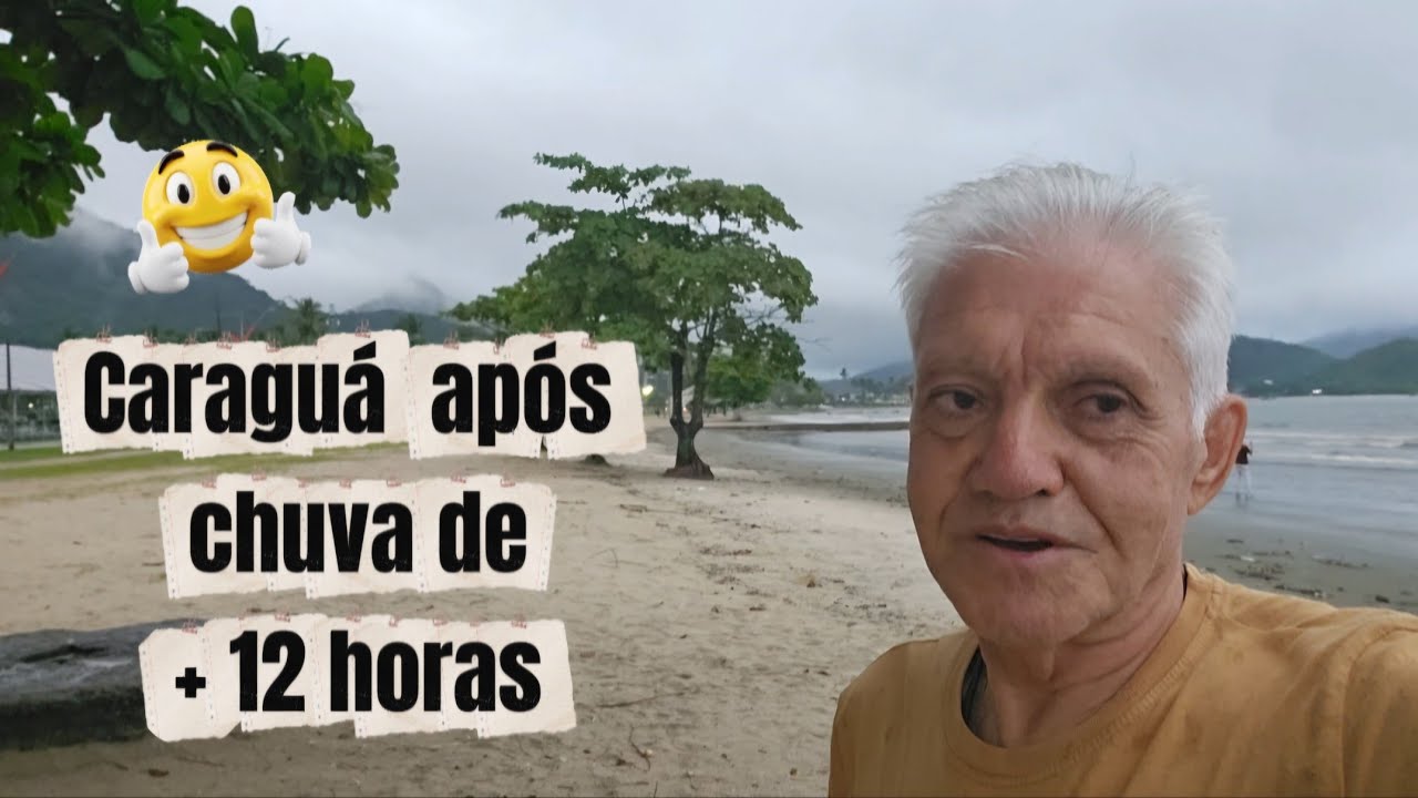 Caraguá, chuva e desabafo. Venha comigo do Indaiá até o centro.