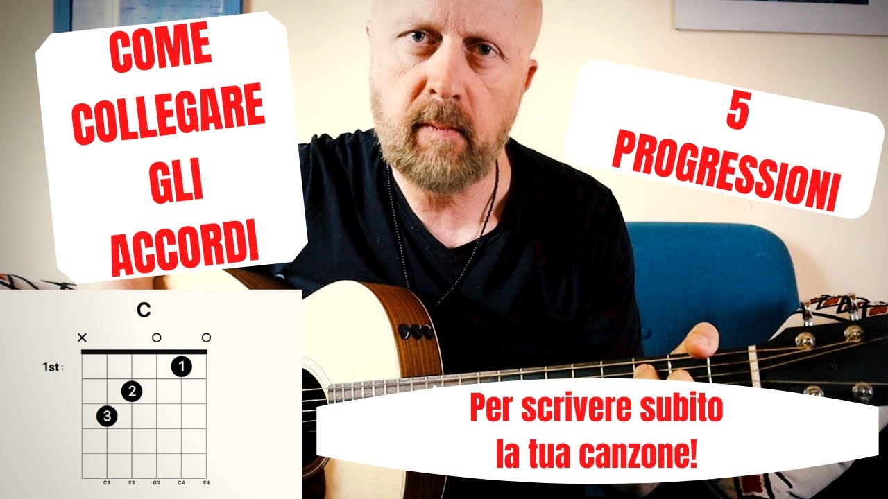 Sai come collegare gli accordi? E ci sono 5 progressioni pronte per le tue canzoni!