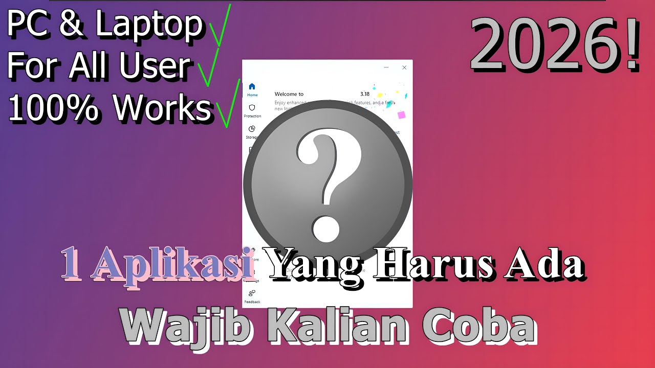 🔧1 Aplikasi Berguna Yang Harus Ada Pada PC & Laptop ✅ Wajib Kalian Coba | 2026! (Updated) Part 55